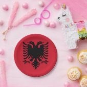 アルバニアの紙皿の旗 ペーパープレート (パーティー)