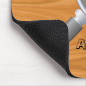 アルバニアのtouchの指紋の旗 マウスパッド (コーナー)