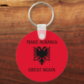 アルバニアを再素晴らし生する キーホルダー (正面)