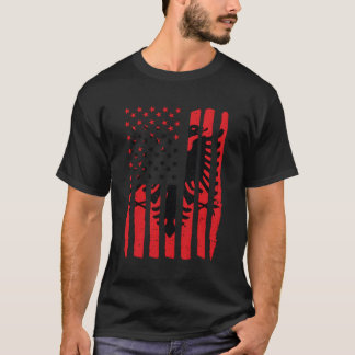 アルバニアアメリカ国旗のギフト男性女性コソボアルバニア人 Tシャツ