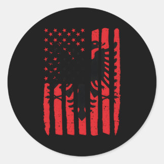 アルバニアアメリカ国旗コソボアルバニア人 ラウンドシール