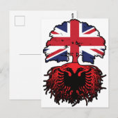 アルバニアアルバニア英国統一されたイギリスイギリス ポストカード (正面/裏面)