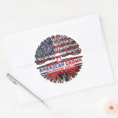 アルバニアアルバニアUSアメリカ合衆国統一された州 ラウンドシール (封筒)