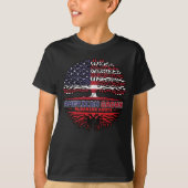 アルバニアアルバニアUSアメリカ合衆国統一された州 Tシャツ (正面)