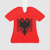アルバニアイーグル愛国心 オーナメント (裏面)