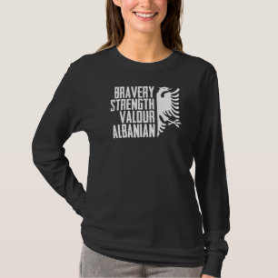 アルバニアイーグルFlのための愛国者アルバニア国民 Tシャツ