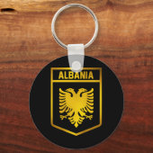 アルバニアエンブレム キーホルダー (正面)