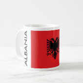 アルバニアサッカー コーヒーマグカップ (正面左)