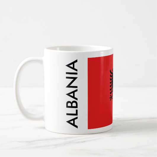 アルバニアサッカー コーヒーマグカップ (左)
