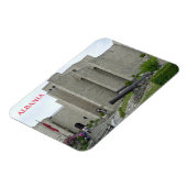 アルバニアスケアンデルベグ博物館ビューマグネット マグネット (左側)