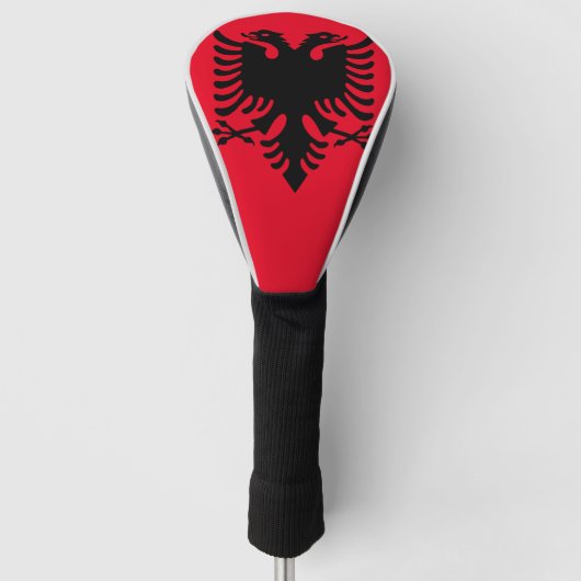 アルバニアダブルイーグルゴルフヘッドカバー ゴルフヘッドカバー (正面)