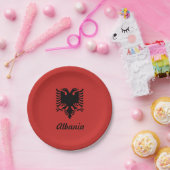 アルバニアダブルイーグル紙プレート ペーパープレート (パーティー)