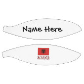 アルバニアパーソナライズされた国旗 バスケットボール (パネル)