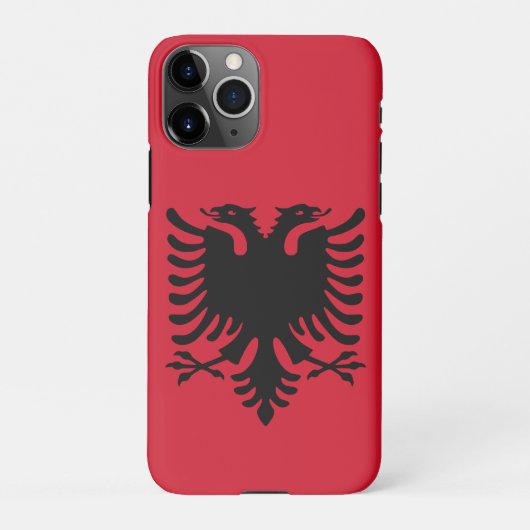 アルバニアフラグ iPhoneケース (裏面)