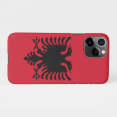 アルバニアフラグ iPhoneケース (裏面横)