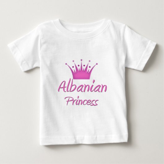 アルバニアプリンセス ベビーTシャツ (正面)