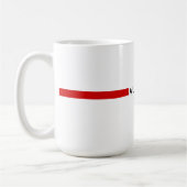 アルバニアミニマル国旗 コーヒーマグカップ (左)