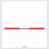 アルバニアミニマル国旗 シール (シート)