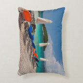 アルバニアンリビエラ、サミル、町のビーチフロント アクセントクッション (正面(垂直))