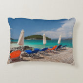 アルバニアンリビエラ、サミル、町のビーチフロント アクセントクッション (裏面)
