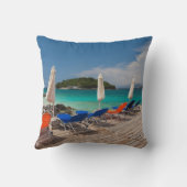 アルバニアンリビエラ、サミル、町のビーチフロント クッション (裏面)