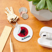 アルバニア両頭イーグルエンブレム キーホルダー