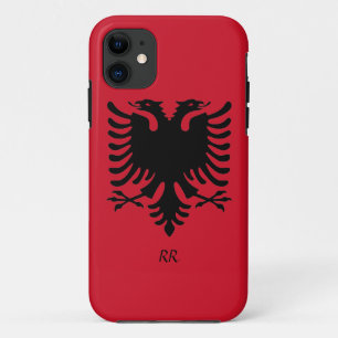 アルバニア共和国の旗のワシのiPhone 5の場合 iPhone 11 ケース