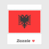 アルバニア共和国国旗 シール (シート)