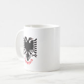 アルバニア双頭の鷲 コーヒーマグカップ (正面左)