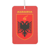 アルバニア国旗のカーフレッシュナー、アルバニア カーエアーフレッシュナー (正面)