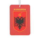 アルバニア国旗のカーフレッシュナー、アルバニア カーエアーフレッシュナー (裏面)
