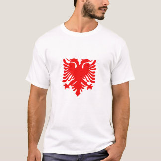 アルバニア国旗の記号 Tシャツ
