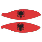 アルバニア国旗を持つフルサイズバスケットボール バスケットボール (パネル)