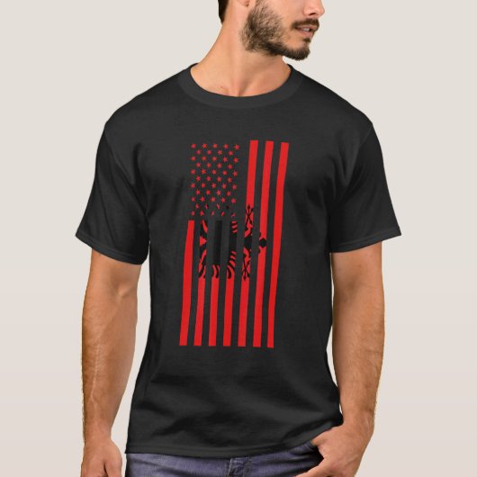 アルバニア国旗アルバニア Tシャツ (正面)