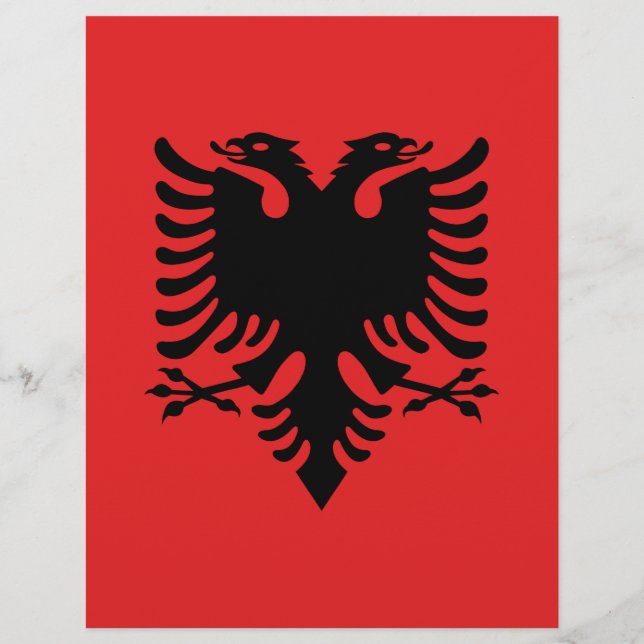 アルバニア国旗 (正面)