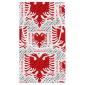 アルバニア国旗4 スモールペーパーバッグ (裏面)