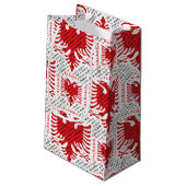 アルバニア国旗4 スモールペーパーバッグ (裏面アングル)