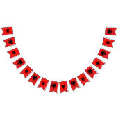 アルバニア国旗、アルバニア国旗のパーティー結婚/ バンティングフラッグ (全)