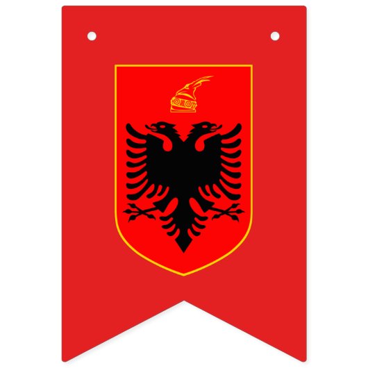 アルバニア国旗、アルバニア国旗のパーティー結婚/ バンティングフラッグ (第1の旗)