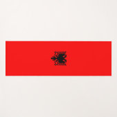 アルバニア国旗（アルバニア） ヨガマット (正面(横))