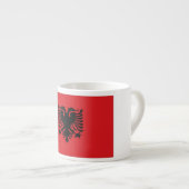 アルバニア国旗 エスプレッソカップ (正面右)