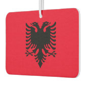 アルバニア国旗 カーエアーフレッシュナー (左)
