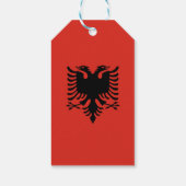 アルバニア国旗 ギフトタグ (裏面)