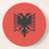 アルバニア国旗 コースター (正面)