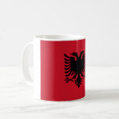 アルバニア国旗 コーヒーマグカップ (正面左)
