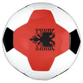 アルバニア国旗 サッカーボール (回転)
