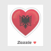 アルバニア国旗 シール (シート)