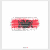 アルバニア国旗 シール (シート)