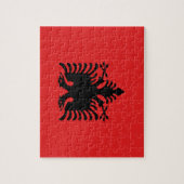 アルバニア国旗 ジグソーパズル (縦)