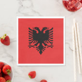 アルバニア国旗 スタンダードランチョンナプキン (インサイチュ)